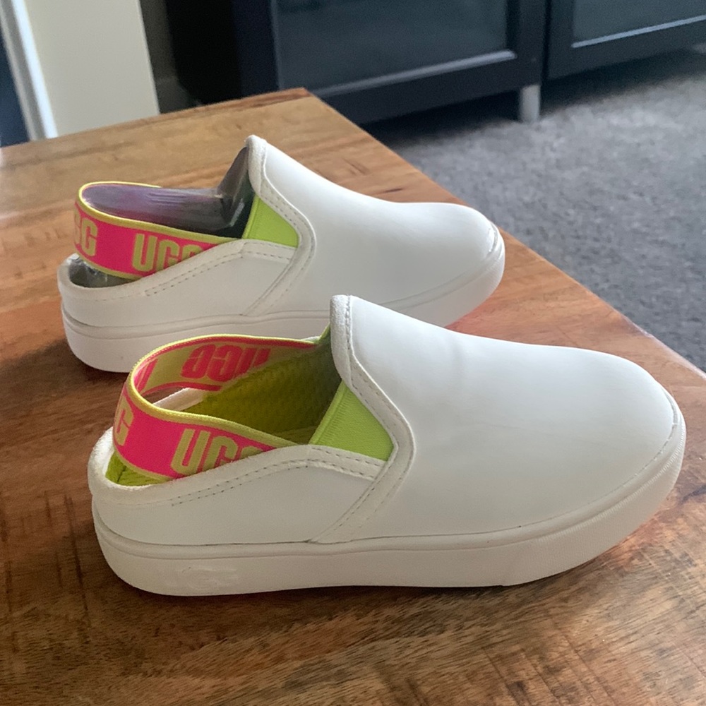 Ugg Kids Aivey Slingback Sneakers - White Multi - Size 11